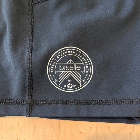Oiselle O-Mazing Race Day Mini Shorts 2 XS Toolbelt Waist Pockets - Picture 4 of 5